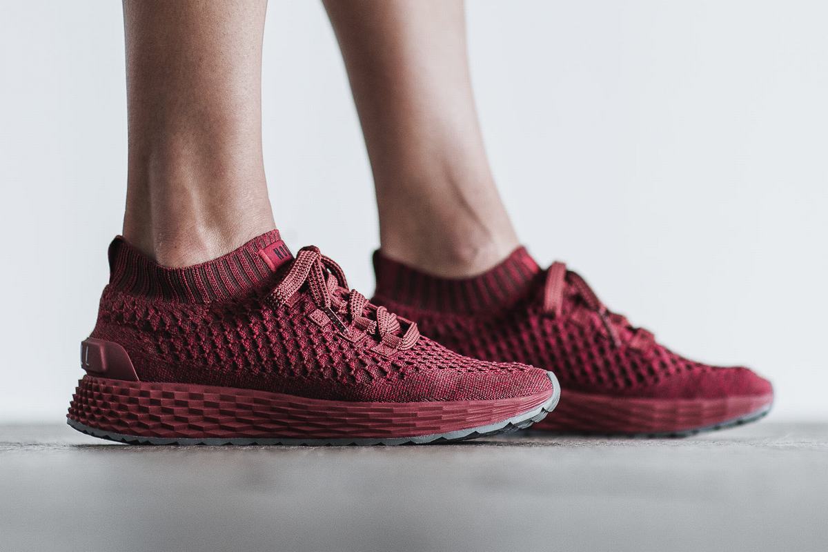 Nobull Knit Runner Women's Running Shoes Red | Australia (EF2108)